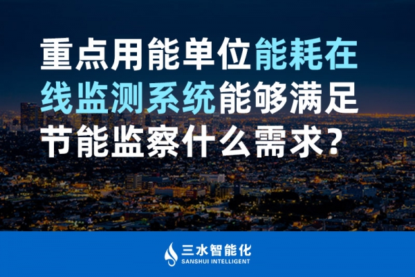 重點用能單位能耗在線監(jiān)測系統(tǒng)能夠滿足節(jié)能監(jiān)察什么需求？